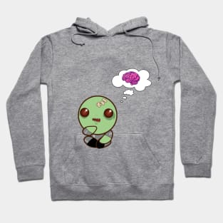 Zombie eat brain Hoodie